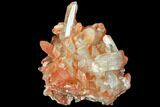 Natural, Red Quartz Crystal Cluster - Morocco #101000-1